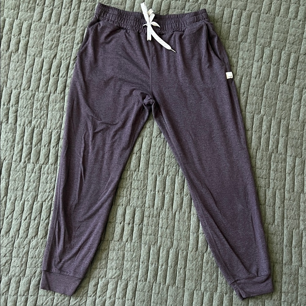 Vuori Performance Heather Purple Joggers Small